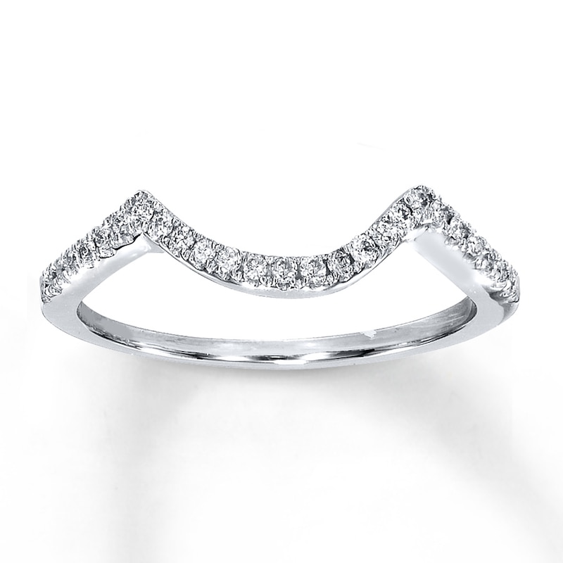 Previously Owned Diamond Wedding Band 1/8 ct tw Round-cut 14K White Gold