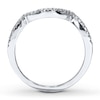 Thumbnail Image 1 of Previously Owned Diamond Wedding Band 1/8 ct tw Round-cut 14K White Gold