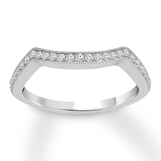 Previously Owned Diamond Wedding Band 1/ ct tw Round-cut 14K White Gold