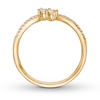 Thumbnail Image 2 of Previously Owned Ever Us Diamond Ring 1/3 ct tw Round-cut 10K Yellow Gold