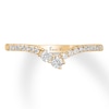 Thumbnail Image 4 of Previously Owned Ever Us Diamond Ring 1/3 ct tw Round-cut 10K Yellow Gold