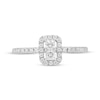 Thumbnail Image 3 of Previously Owned Ever Us Diamond Ring 3/8 ct tw Princess/Round 10K White Gold