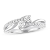 Thumbnail Image 1 of Previously Owned Ever Us Diamond Engagement Ring 1/2 ct tw Round-cut 14K White Gold