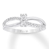 Thumbnail Image 0 of Previously Owned Ever Us Diamond Ring 1/3 ct tw Round-cut 10K White Gold