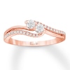 Thumbnail Image 0 of Previously Owned Ever Us Diamond Ring 1/3 ct tw 10K Rose Gold