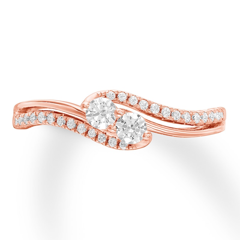 Previously Owned Ever Us Diamond Ring 1/3 ct tw 10K Rose Gold