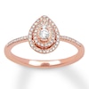 Previously Owned Diamond Fashion Ring 1/4 Carat tw 10K Rose Gold