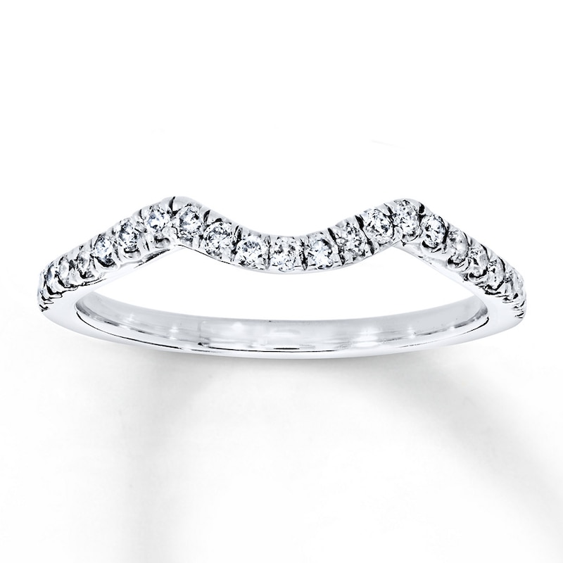 Previously Owned Diamond Wedding Band 1/4 ct tw Round-cut 14K White Gold