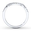 Thumbnail Image 1 of Previously Owned Diamond Wedding Band 1/8 ct tw Round-cut 14K White Gold