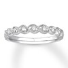 Thumbnail Image 1 of Previously Owned Diamond Wedding Band 1/5 ct tw Round-cut 14K White Gold