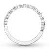 Thumbnail Image 2 of Previously Owned Diamond Wedding Band 1/5 ct tw Round-cut 14K White Gold