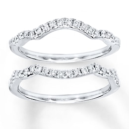 Previously Owned Diamond Wedding Band 3/8 ct tw Round-cut 14K White Gold