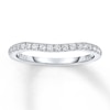 Thumbnail Image 1 of Previously Owned Diamond Wedding Band 1/4 ct tw Round-cut 14K White Gold
