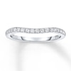 Thumbnail Image 0 of Previously Owned Diamond Wedding Band 1/4 ct tw Round-cut 14K White Gold