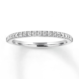 Previously Owned Diamond Band 1/5 ct tw Round-cut 14K White Gold