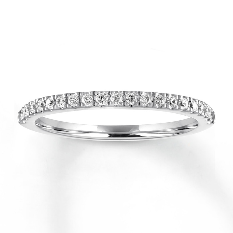 Previously Owned Diamond Band 1/5 ct tw Round-cut 14K White Gold