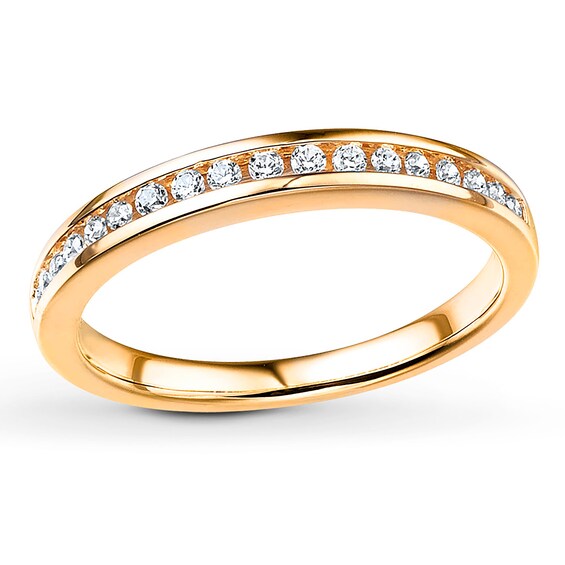 Previously Owned Diamond Wedding Band 1/5 ct tw Round-cut 14K Gold