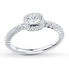 Thumbnail Image 0 of Previously Owned Diamond Engagement Ring 5/8 ct tw Round-cut 14K White Gold