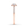 Thumbnail Image 2 of Previously Owned Diamond Engagement Ring 3/8 ct tw Round-cut 10K Rose Gold