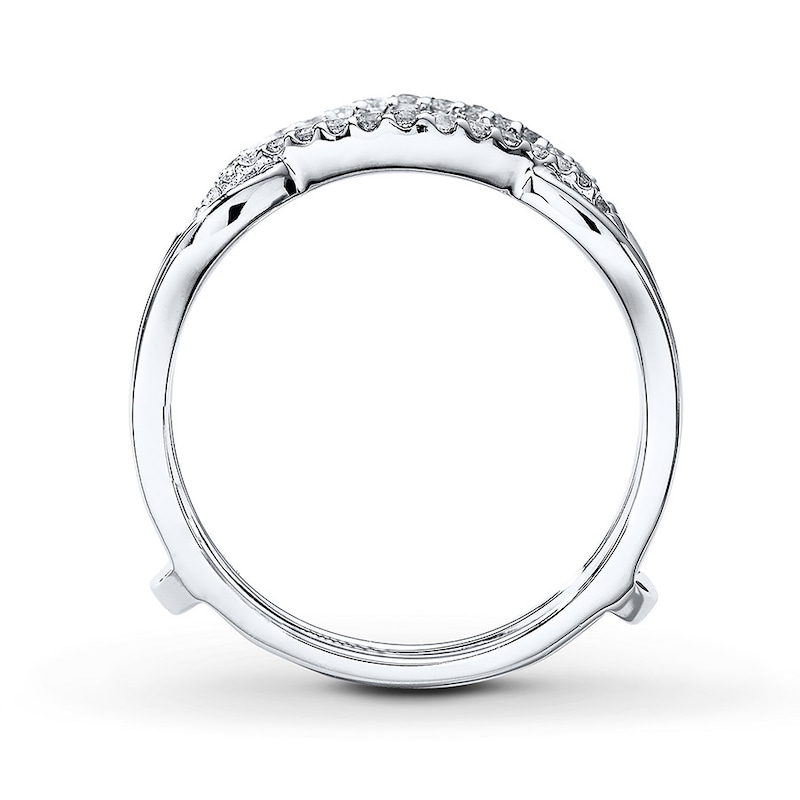Main Image 2 of Previously Owned Diamond Enhancer Ring 1/5 ct tw Round-cut 14K White Gold