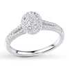Previously Owned Diamond Promise Ring 1/4 ct tw Round-cut 10K White Gold