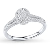 Thumbnail Image 1 of Previously Owned Diamond Promise Ring 1/4 ct tw Round-cut 10K White Gold