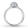 Thumbnail Image 1 of Previously Owned Diamond Promise Ring 1/4 ct tw Round-cut 10K White Gold