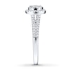 Thumbnail Image 3 of Previously Owned Diamond Promise Ring 1/4 ct tw Round-cut 10K White Gold