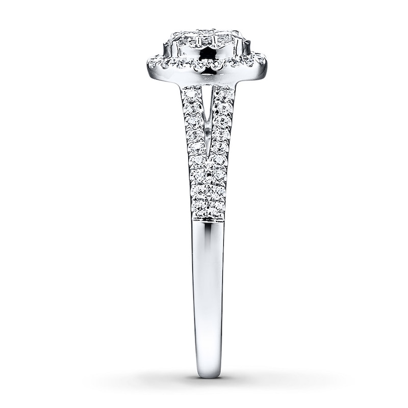 Previously Owned Diamond Promise Ring 1/4 ct tw Round-cut 10K White Gold