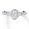 Thumbnail Image 3 of Previously Owned Diamond Promise Ring 1/4 ct tw Round-cut 10K White Gold