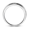 Thumbnail Image 2 of Previously Owned Men's Diamond Wedding Band 1/10 ct tw Round-cut 10K White Gold