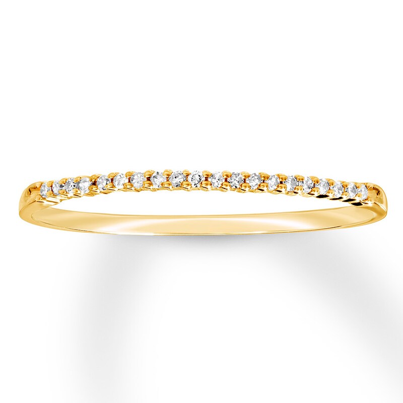 Main Image 1 of Previously Owned Diamond Anniversary Band 10K Yellow Gold - Size 7