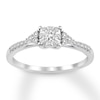 Thumbnail Image 0 of Previously Owned Diamond Ring 1/4 ct tw Round-cut 10K White Gold
