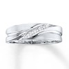 Thumbnail Image 0 of Previously Owned Men's Diamond Wedding Band 1/15 ct tw Round-cut 10K White Gold