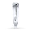 Thumbnail Image 3 of Previously Owned Men's Diamond Wedding Band 1/15 ct tw Round-cut 10K White Gold