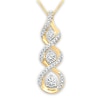 Thumbnail Image 0 of Previously Owned Diamond Necklace 1/5 ct tw Round-cut 10K Yellow Gold