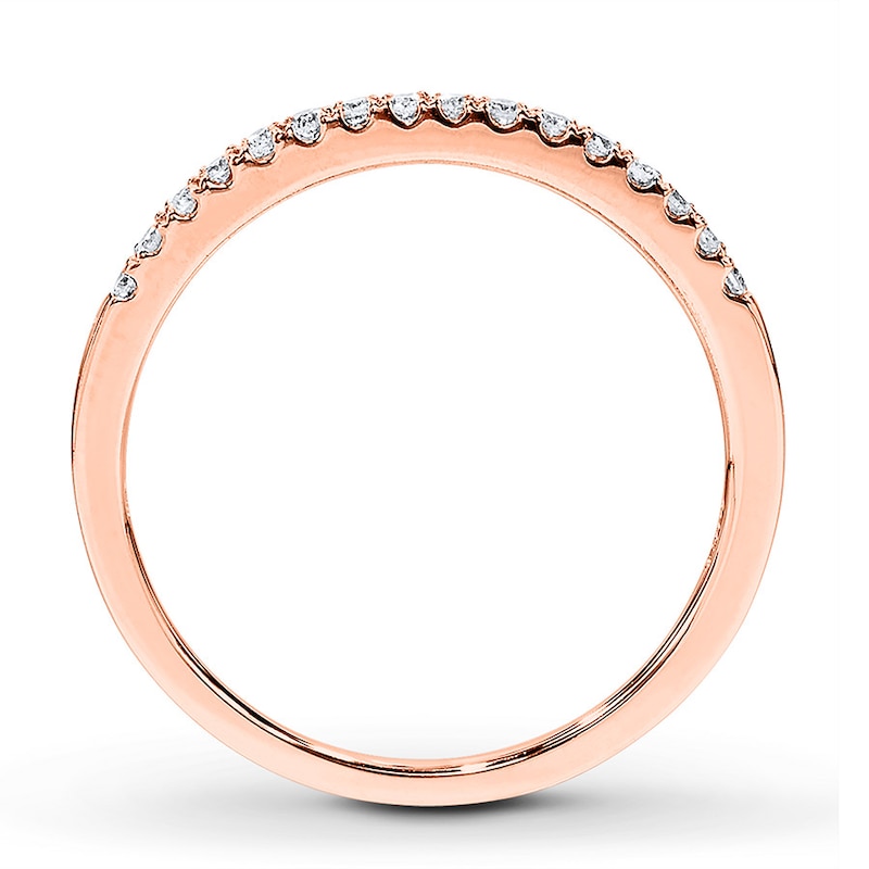 Main Image 2 of Previously Owned Diamond Ring 1/10 ct tw Round-cut 10K Rose Gold