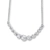 Thumbnail Image 3 of Previously Owned THE LEO Diamond Necklace 1 ct tw Round-cut 14K White Gold 19&quot;
