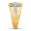Previously Owned Men's Ring 5/8 ct tw Round-cut Diamonds 10K Two-Tone Gold
