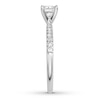 Thumbnail Image 2 of Previously Owned Diamond Engagement Ring 3/4 ct tw Round-cut 14K White Gold - Size 9