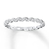 Previously Owned Diamond Anniversary Ring 1/10 ct tw Round-cut 14K White Gold
