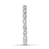 Thumbnail Image 3 of Previously Owned Diamond Anniversary Ring 1/10 ct tw Round-cut 14K White Gold - Size 11.5