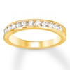 Thumbnail Image 1 of Previously Owned Diamond Anniversary Band 1/2 ct tw Round-cut 10K Yellow Gold - Size 9.5