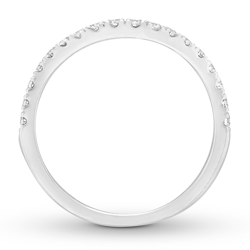 Main Image 2 of Previously Owned Neil Lane Diamond Wedding Band 3/8 ct tw Round-cut 14K White Gold Size 4.5