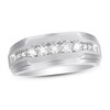 Thumbnail Image 0 of Previously Owned Men's Diamond Wedding Band 1/2 ct tw Round-cut 10K White Gold - Size 12