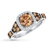 Thumbnail Image 1 of Previously Owned Le Vian Chocolate Diamond Ring 2 ct tw Round-cut 14K Vanilla Gold - Size 10