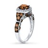 Thumbnail Image 2 of Previously Owned Le Vian Chocolate Diamond Ring 2 ct tw Round-cut 14K Vanilla Gold - Size 10