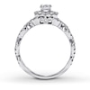 Thumbnail Image 2 of Previously Owned Neil Lane Engagement Ring 1 ct tw Round-cut Diamonds 14K White Gold Size 9.75