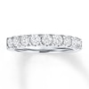 Thumbnail Image 1 of Previously Owned Diamond Wedding Band 1 ct tw Round-cut 14K White Gold Size 12