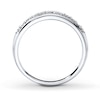 Thumbnail Image 1 of Previously Owned Diamond Wedding Band Round-cut 10K White Gold